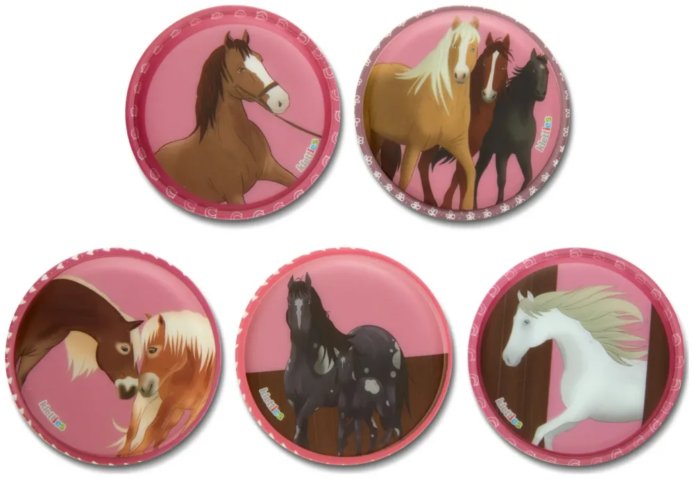 Ergobag Klettie-Set Pferde im Galopp