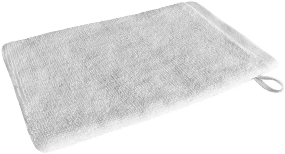 Inhouse Waschhandschuh Gots 15x21 silber