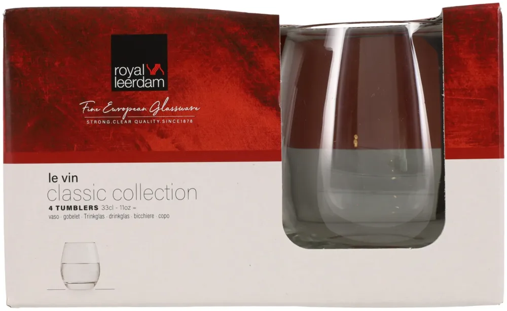 Le vin Classic Wassergläser 33cl 4er Set