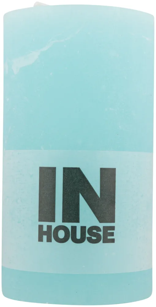 Inhouse Zylinderkerze Rustic 68x120 Minze