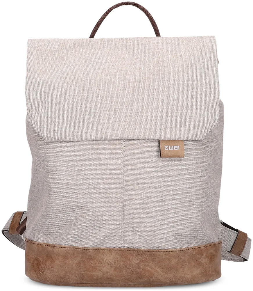 Zwei Rucksack creme