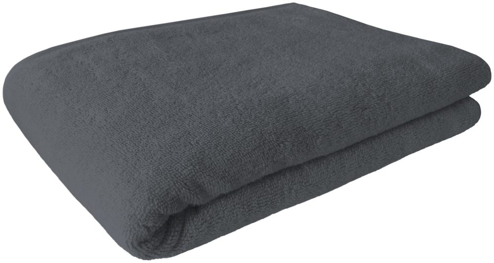 Inhouse Duschtuch Gots 70x140 schwarz