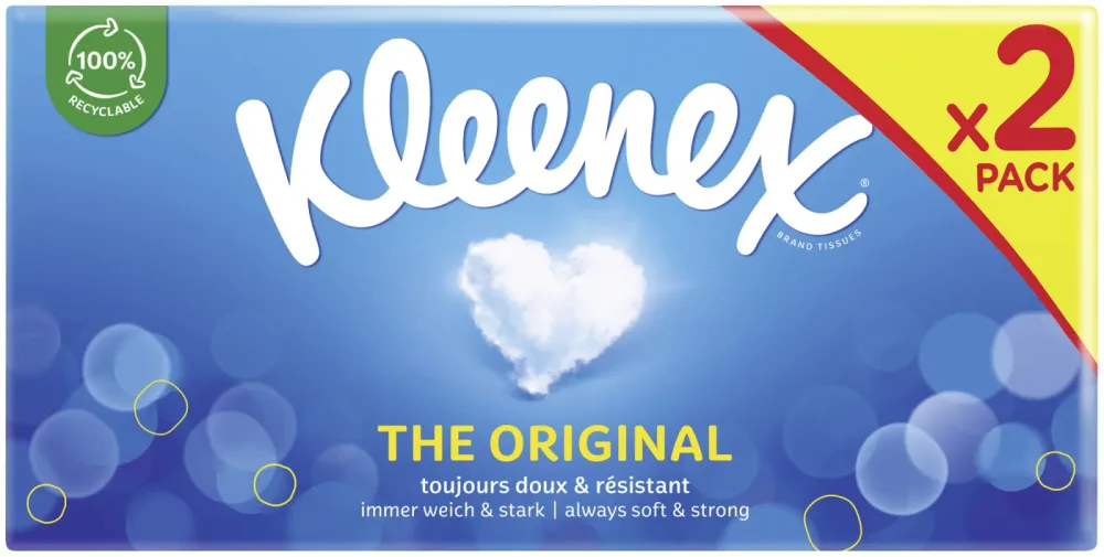 Kleenex Original Kosmetiktücher Box 2x72 St