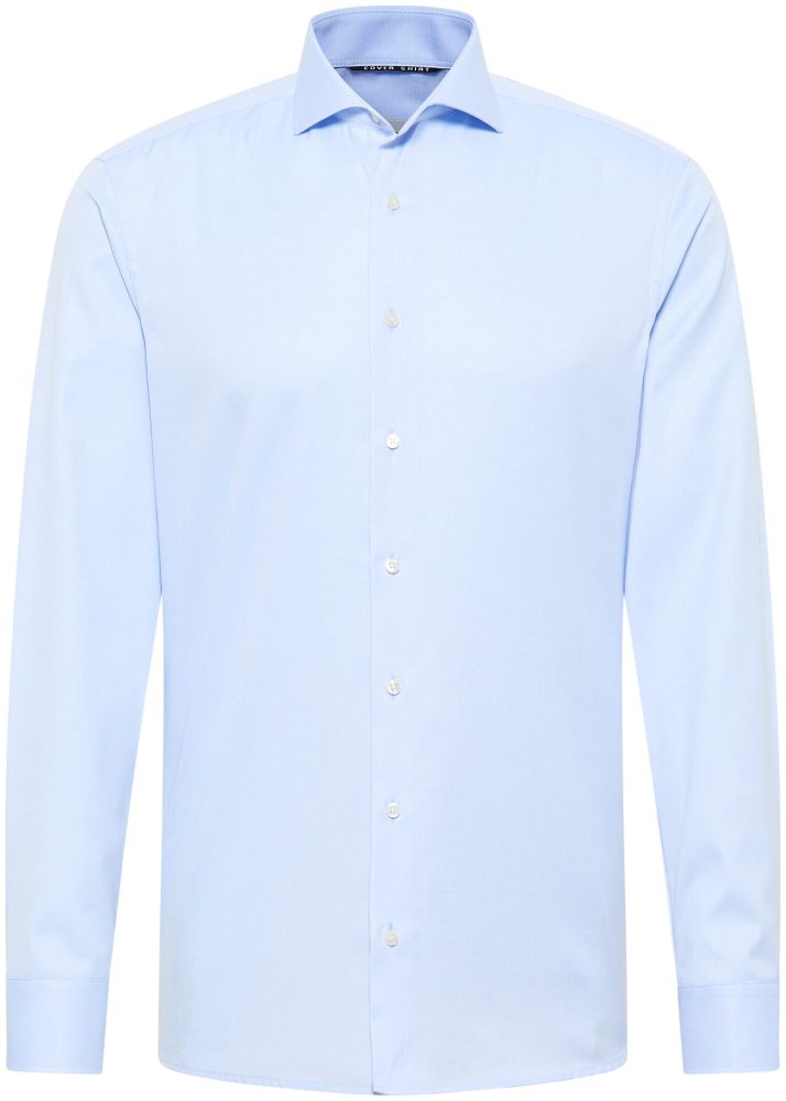 Eterna Slim FIT Cover Shirt Twill Langarm hellblau 41