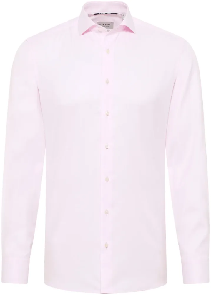 Eterna Slim FIT Cover Shirt Twill Langarm rosa 39