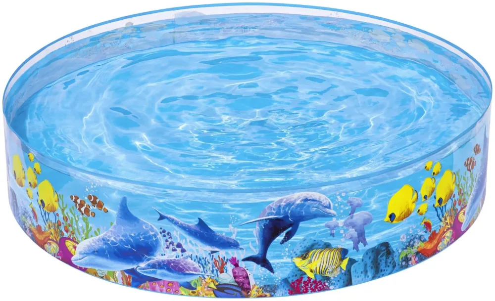 Bestway® Fill 'N Fun™ Planschbecken Odyssey, Ø 183 x 38 cm