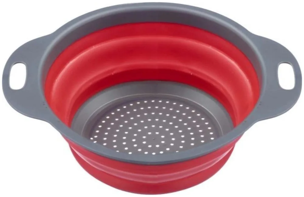 Westmark Abtropfsieb faltbar grau rot 22cm