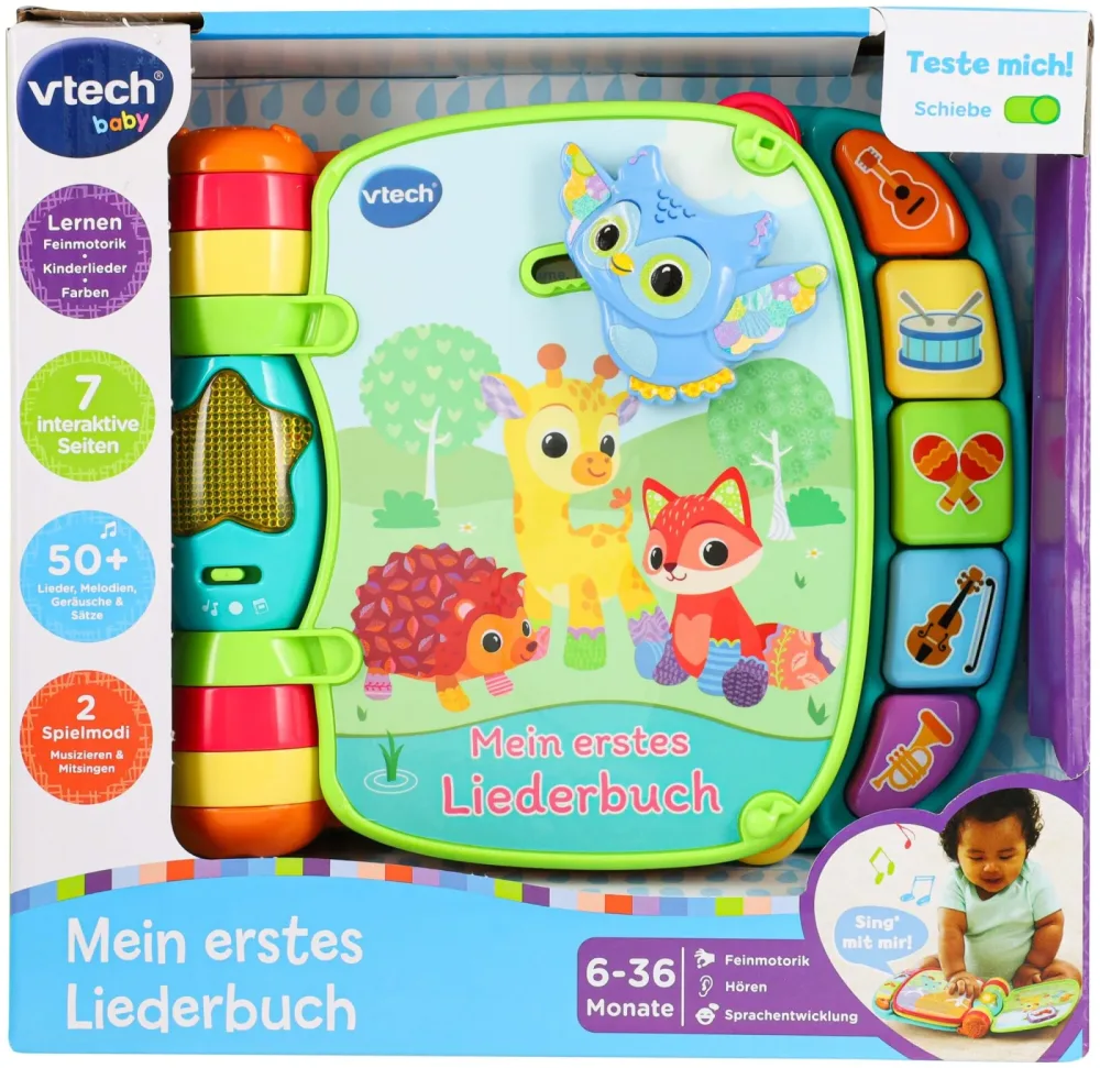 VTech Mein erstes Liederbuch bunt Deutsch