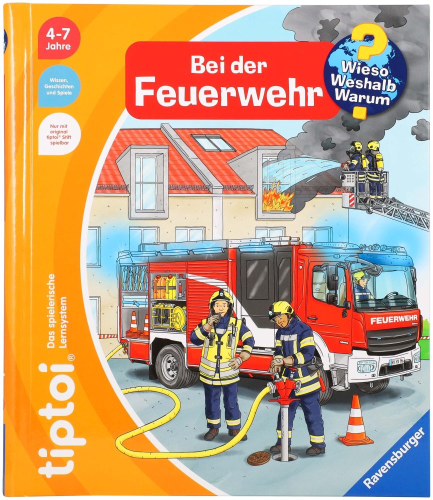 tiptoi - Tiptoi - Wieso? Weshalb? Warum? Bei der Feuerwehr, Deutsch, Multicolor