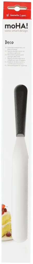 Moha Backspachtel Deco (24 cm, Abgerundet)