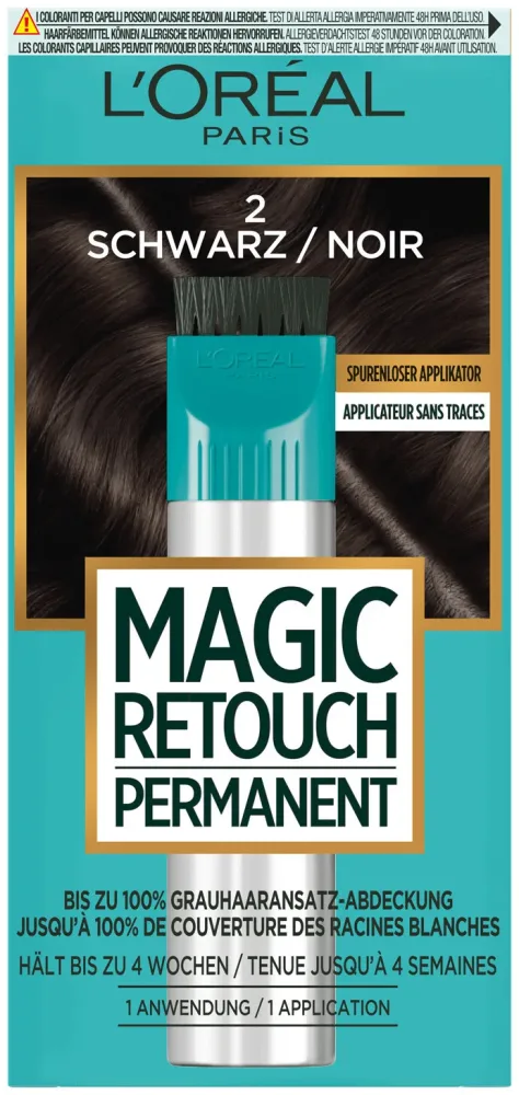 L'Oréal Paris Magic Retouch Permanent, 2 Schwarz
