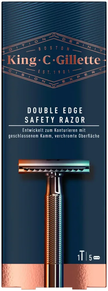 Gillette Rasierer King C. 5 ST + Rasierhobel