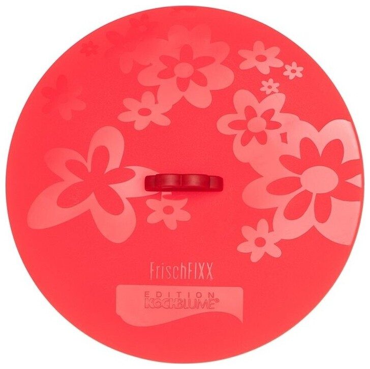 Kochblume Deckel FrischFIXX rot 18cm