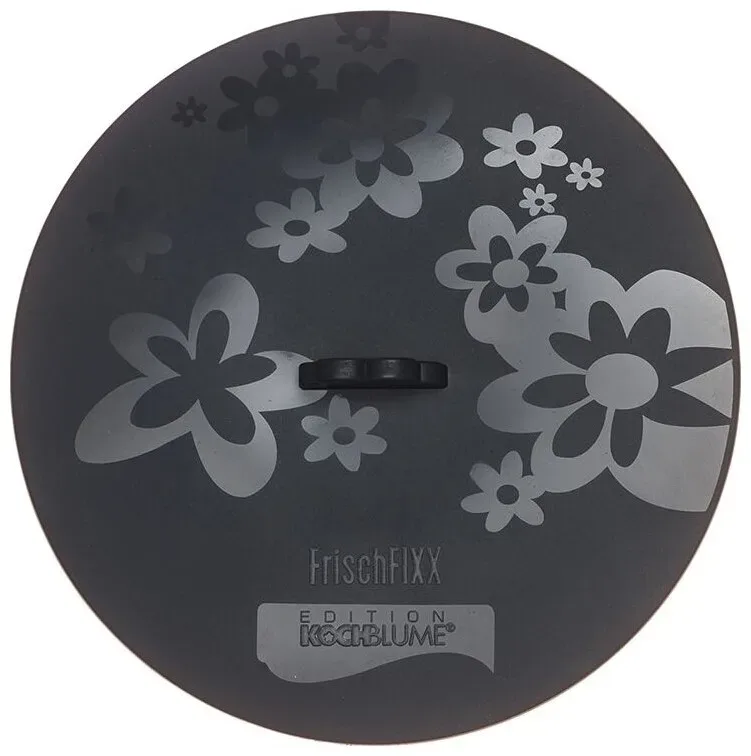 Kochblume Deckel FrischFIXX grau 22cm