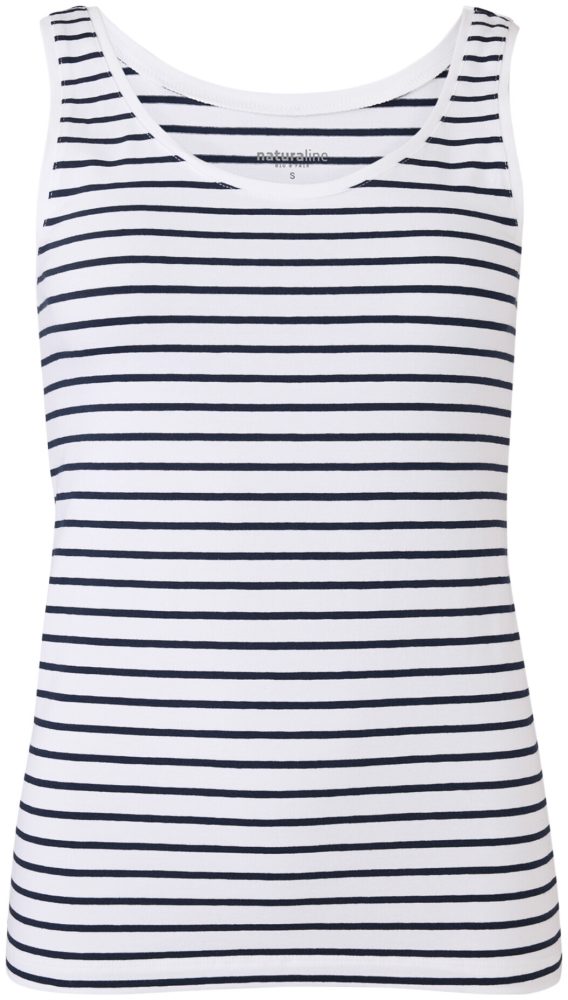 Naturaline Textil Naturaline Damen Top weiss/navy M