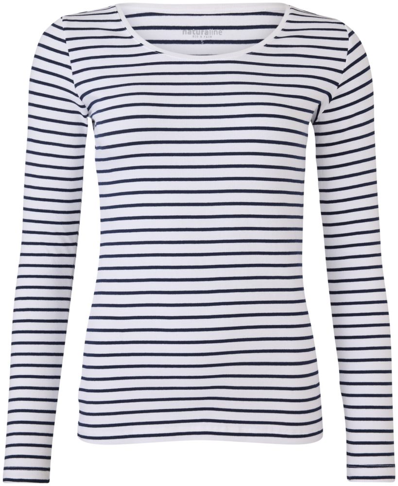 Naturaline Textil Naturaline Damen Shirt weiss/navy XL