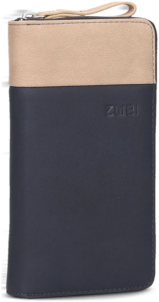 Zwei Portemonnaie nubuk ink