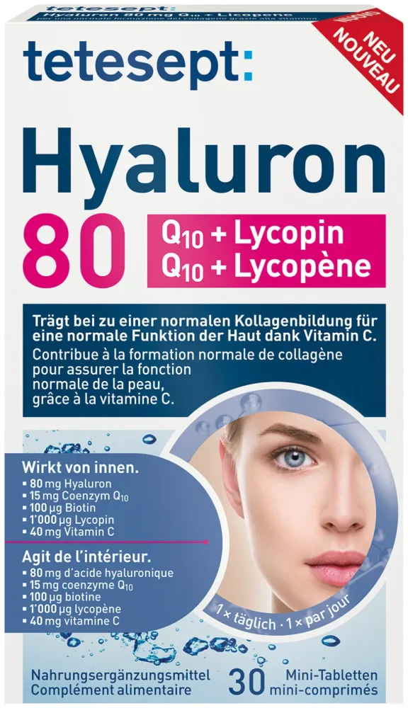 tetesept Hyaluron 30 Mini-Tabletten