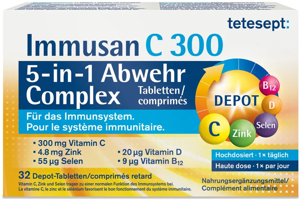 Tetesept Immusan C 300 32 Stück