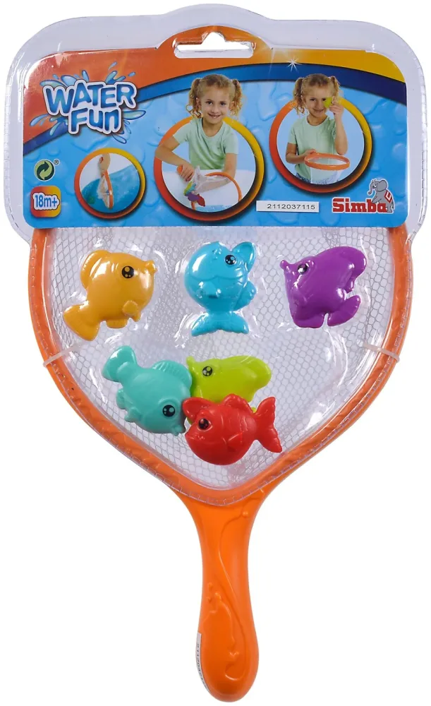Simba Kescher mit Fischen