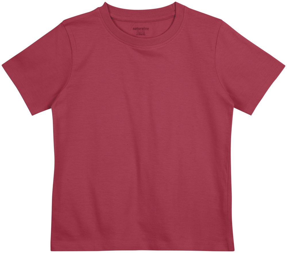 Naturaline Textil Naturaline Kinder T-Shirt garnet rose 74/80