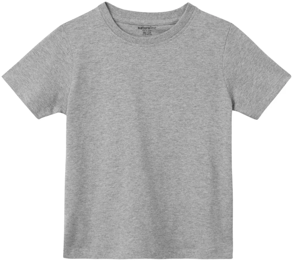 Naturaline Textil Naturaline Kinder T-Shirt stone grey 134/140