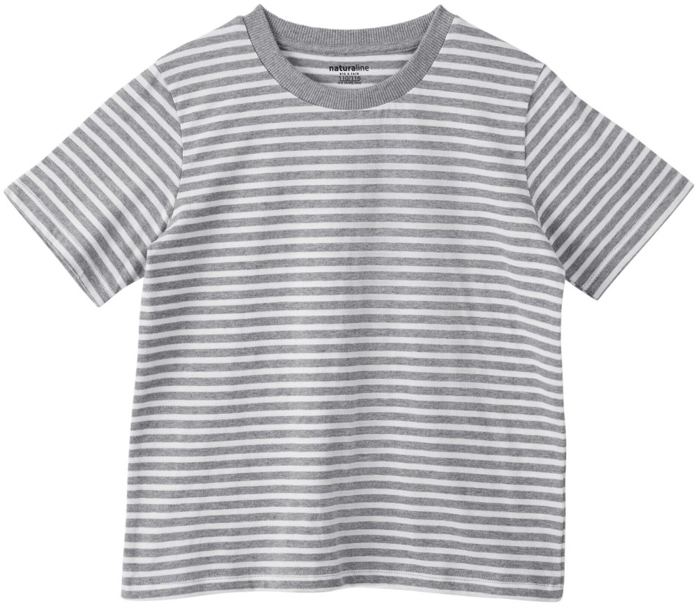 Naturaline Textil Naturaline Kinder T-Shirt grey 110/116