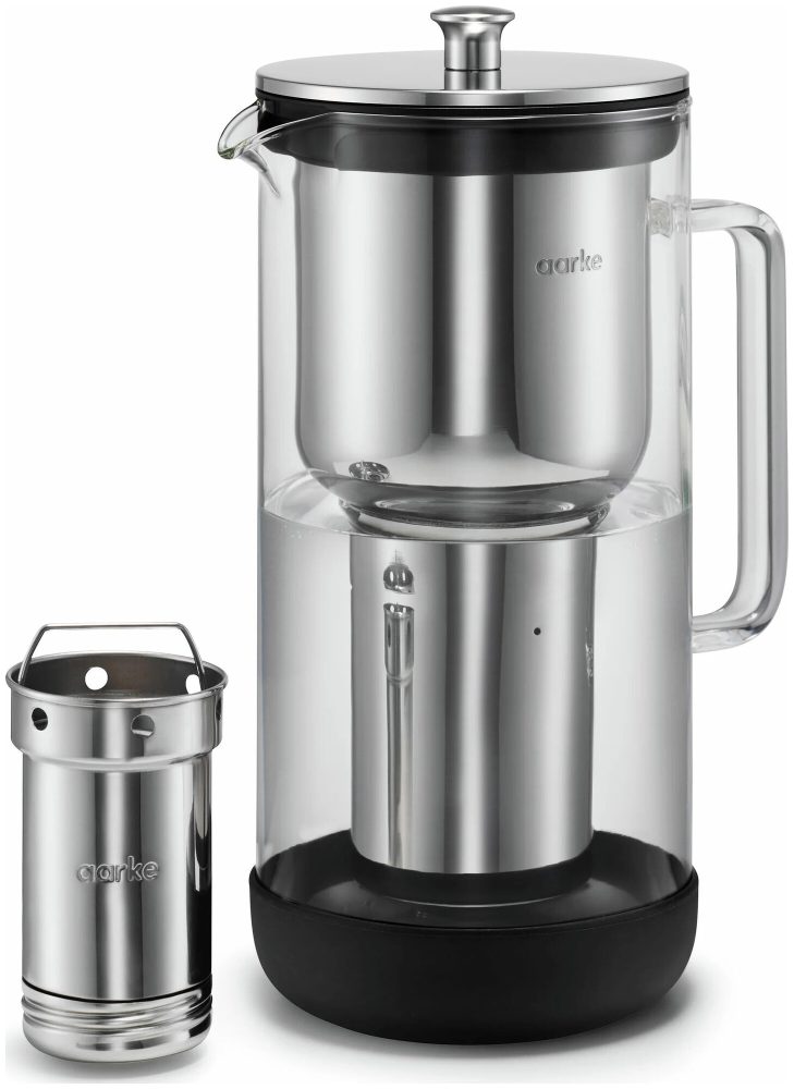 aarke - Wasserfilter, 1.18L, Chrom