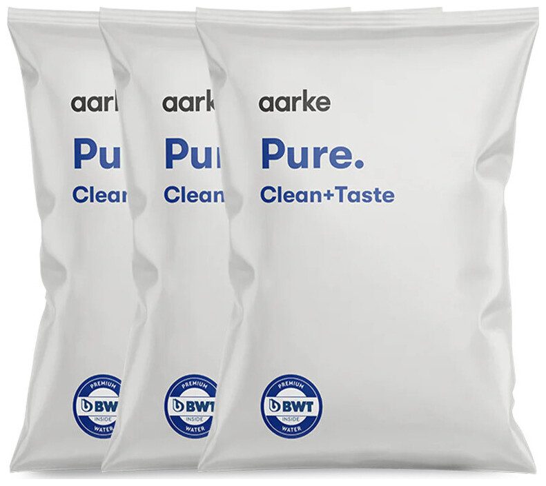 aarke - Wasserfilter-Kartuschen-Set, 18cm, Weiss
