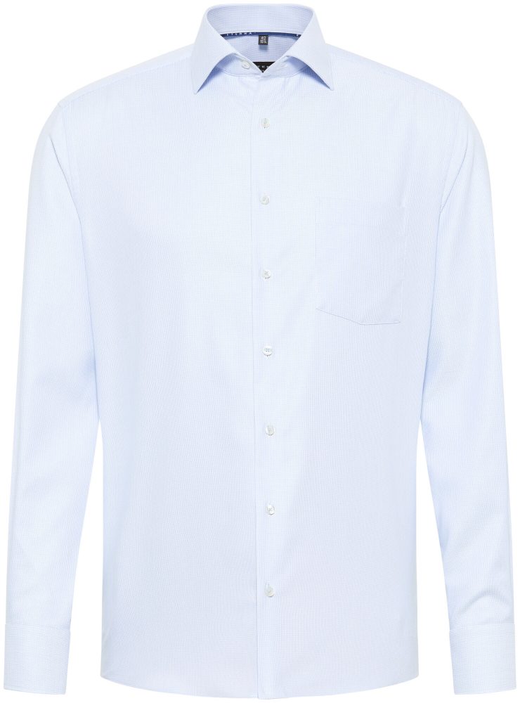 Eterna Modern FIT Hemd Twill Langarm hellblau 38