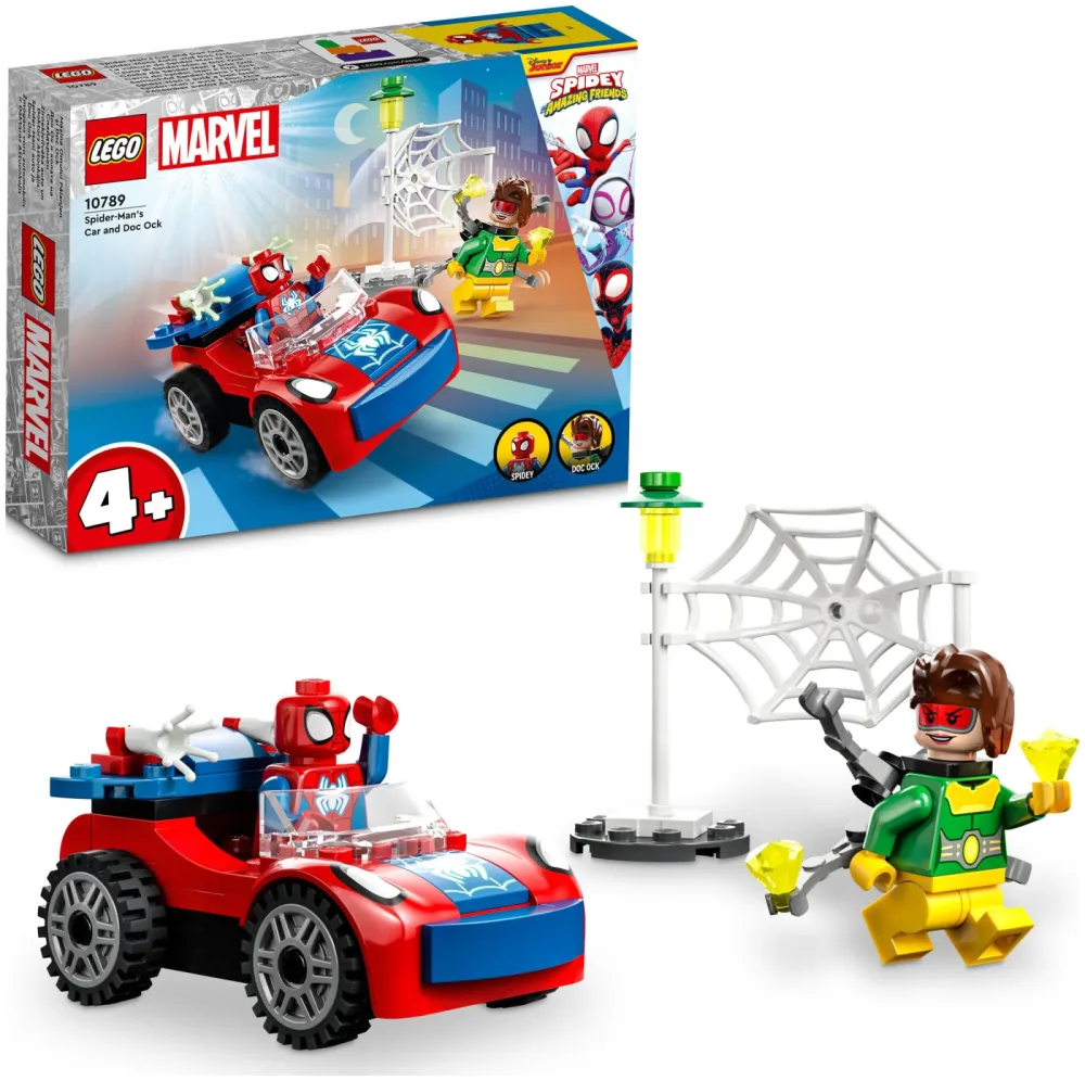 Lego Marvel Lego® Marvel 10789 Spider-Mans Auto und Doc Ock 4+ Jahre
