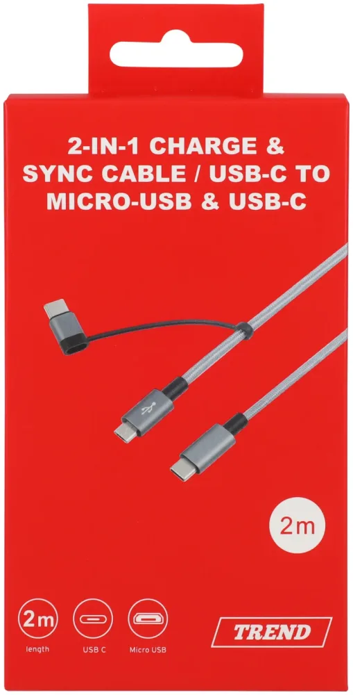 Trend Ladekabel Usb-C zu Usb-C & Micro