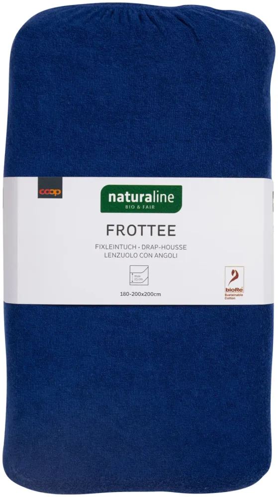 Naturaline Textil Bio Fixl. Frotte 180x200 navy