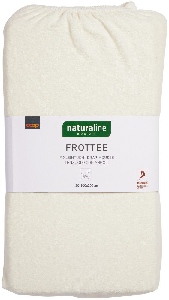 Naturaline Textil Bio Fixl. Frotte 90x200 offwhite