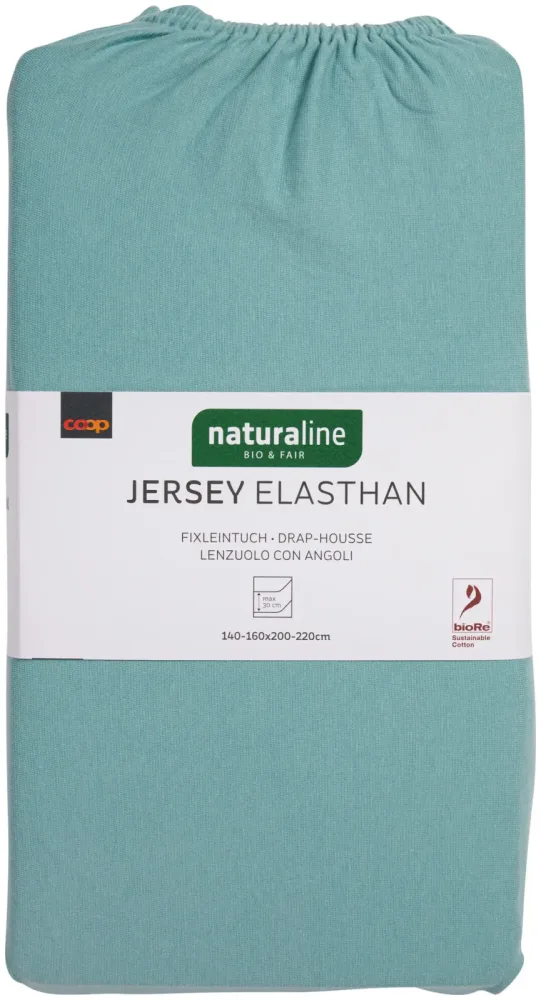Naturaline Textil Bio Fixl. Jersey EA 160x200 anthrazit