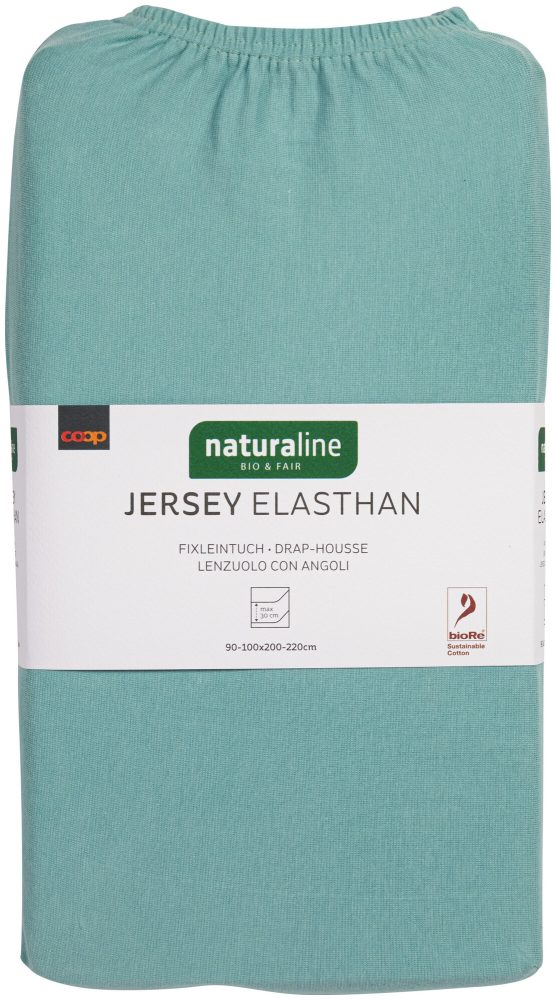 Naturaline Textil Bio Fixl. Jersey EA 90x200 gelb