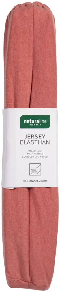 Naturaline Textil Bio Fixl. Jersey EA 90x200 altrosa