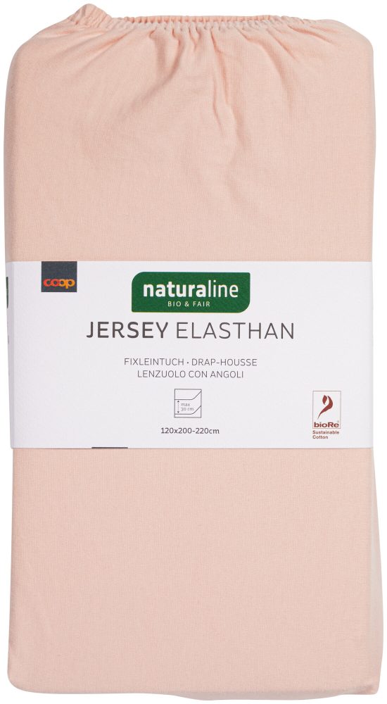 Naturaline Textil Bio Fixl. Jersey EA 120x200 rosa
