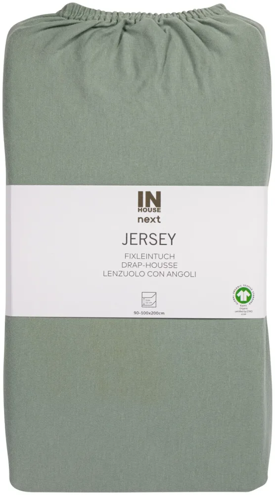 Inhouse Fixleintuch Gots Jersey 90x200 mint
