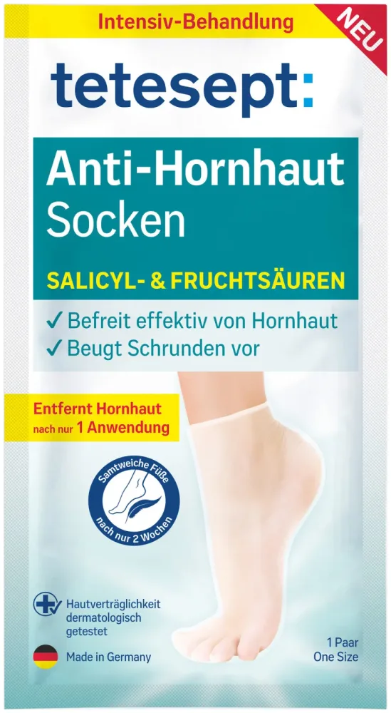 tetesept med foot care Anti-Hornhaut Fusssocken 1 Paar