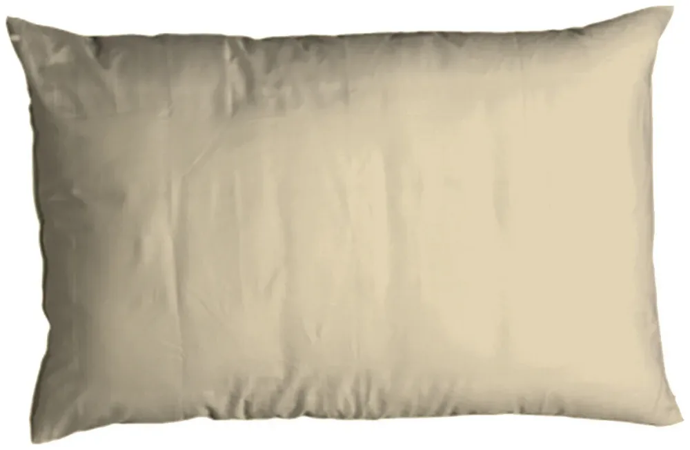 Inhouse Kissen Gots Satin Paspel 65x100 vanille