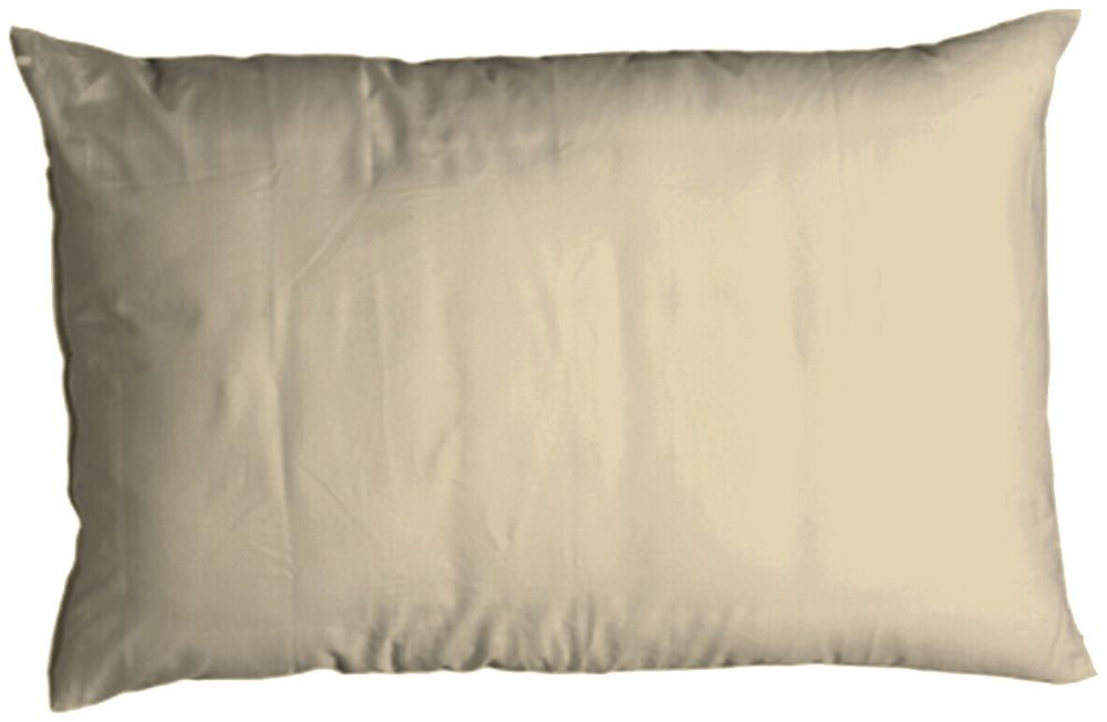 Inhouse Kissen Gots Satin Paspel 50x70 vanille