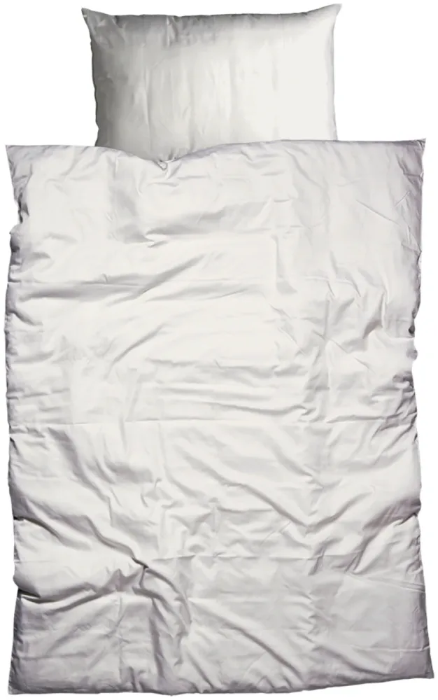 Inhouse Duvet Gots Satin Paspel 200x210 weiss