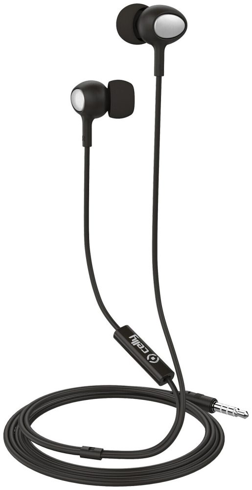 Celly Kopfhörer kabel AUX schwarz