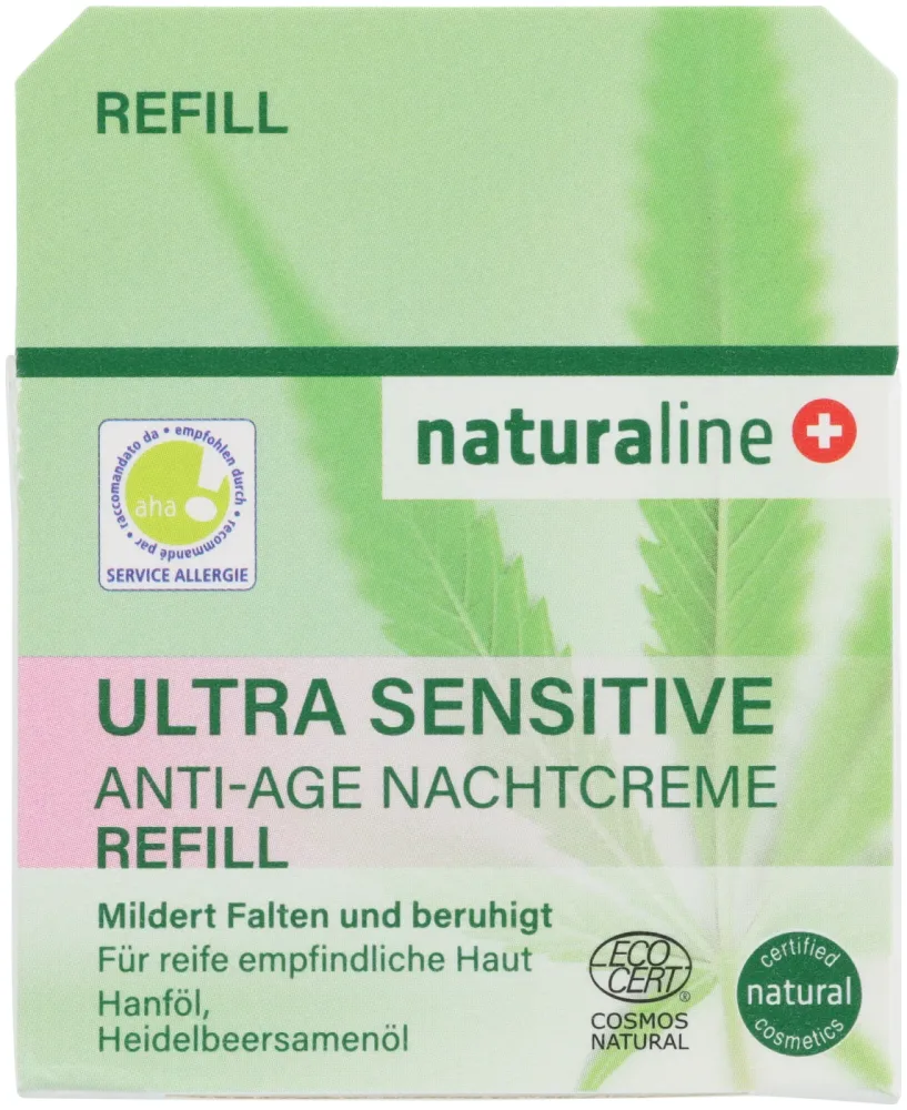 Naturaline Cosmetics Naturaline Ultra Sensitive Nachtcreme Anti-Age Refill