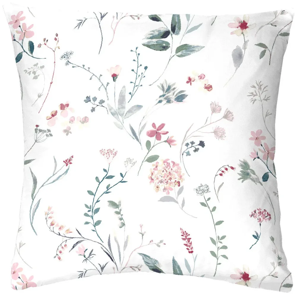 Inhouse Kissen Gots Satin 65x65 Flora