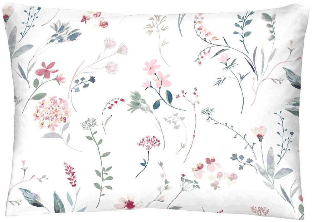 Inhouse Kissen Gots Satin 50x70 Flora