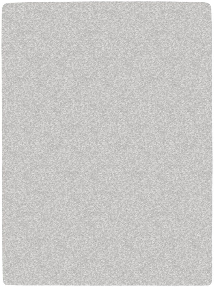 Inhouse Fixleintuch Gots Jersey mel. 180x200 silber