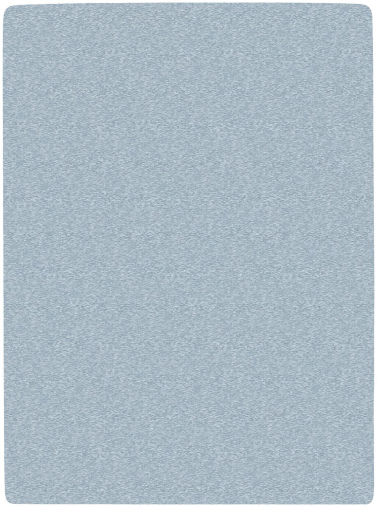 Inhouse Fixleintuch Gots Jersey mel. 160x200 hellblau
