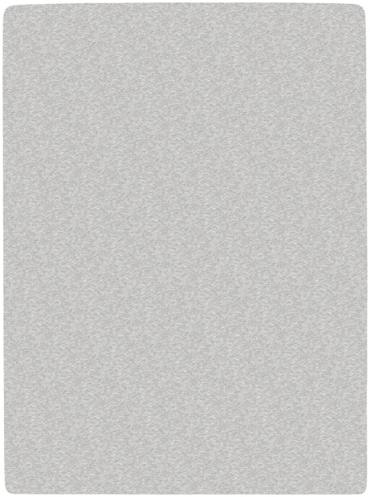 Inhouse Fixleintuch Gots Jersey mel. 90x200 silber